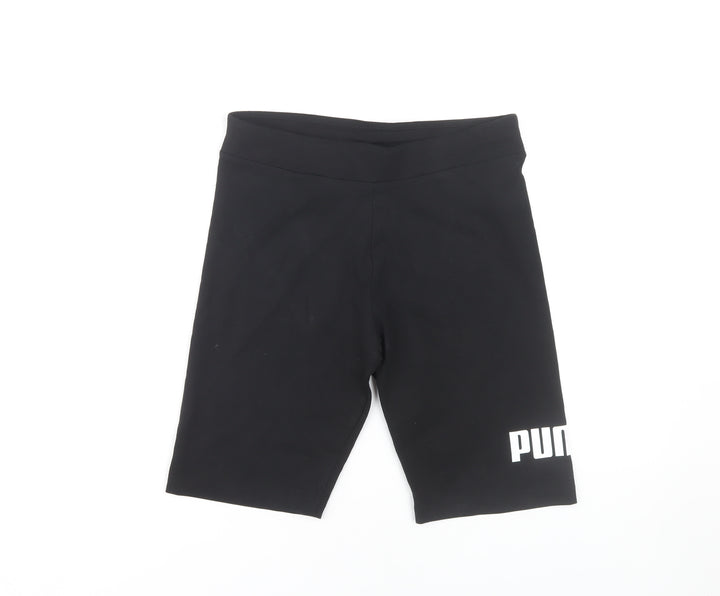 Puma Teens Black Biker Shorts - XL, Activewear