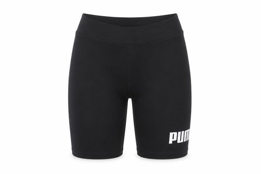 Front view of Puma Teens Black Biker Shorts - XL, Activewear