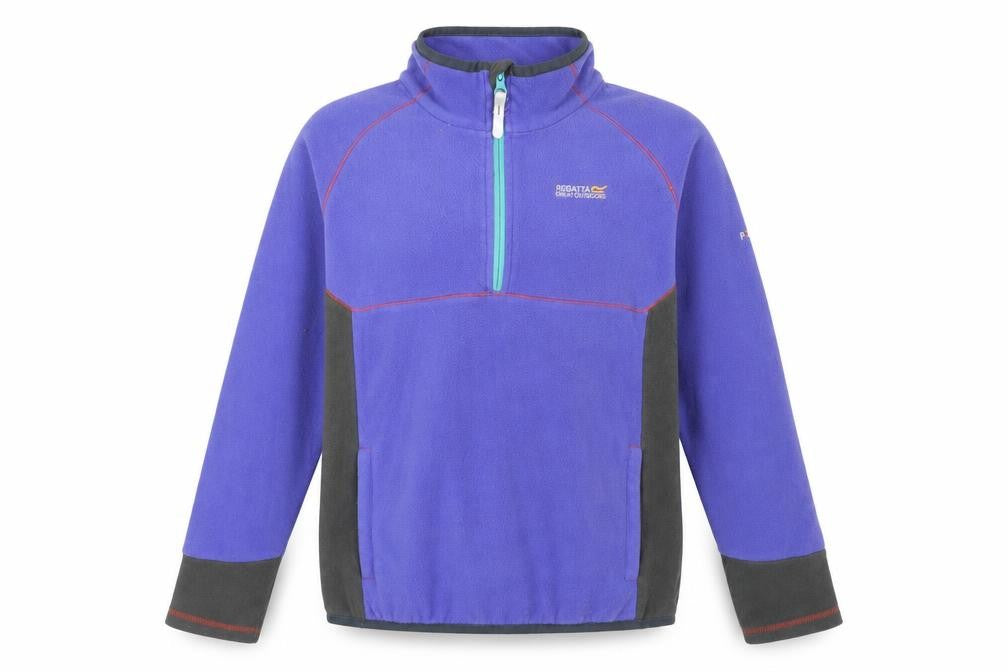 Regatta Women's Purple 1/4 Zip Sweatshirt Size L