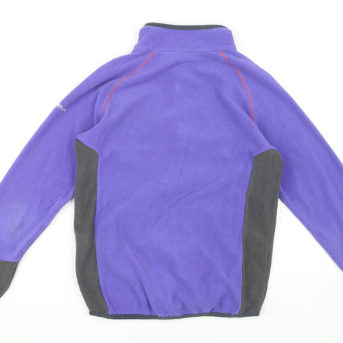 Regatta Women's Purple 1/4 Zip Sweatshirt Size L