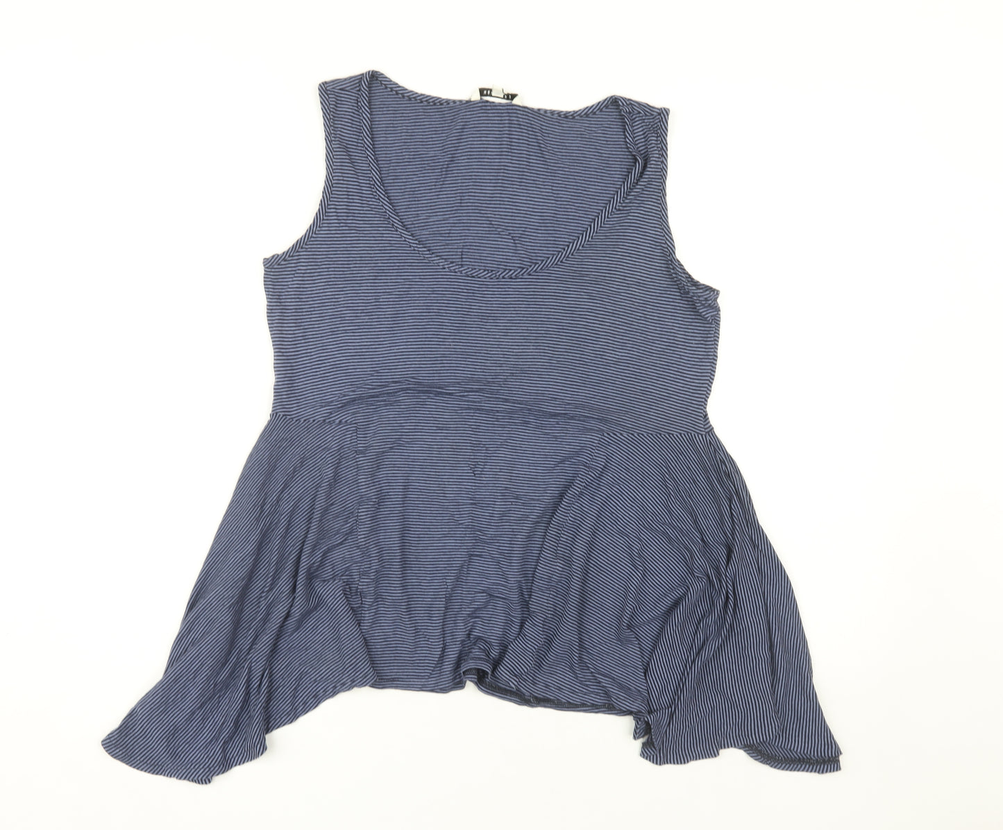 Kew 159 Women's Blue Striped Tank Top, Size S