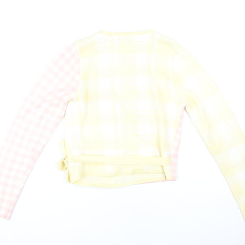ASOS Design Women's Multicoloured Wrap Jumper - UK 8