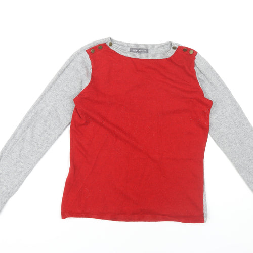 Laura Ashley Women's Red Pullover Jumper Size 8