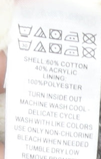 E of M Boys Cable-Knit Grey Full Zip Jumper 4-5 Years