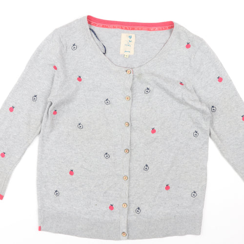 Marlony Women's Grey Cardigan Size 14