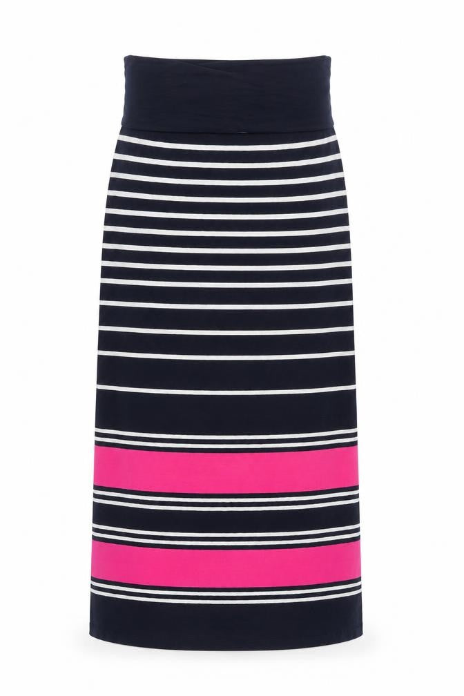 Crew Clothing Women’s Striped Midi Skirt Size 8