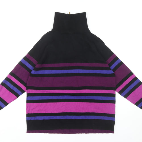 Isle Collection Men's Multicoloured Stripe Pullover M