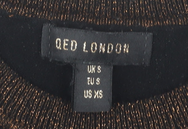 QED London Women's Multicoloured Striped Pullover Jumper