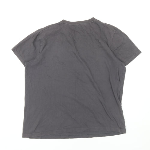 Kin by John Lewis Men's Grey Graphic Print T-Shirt L