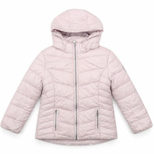 Everlast Girls Pink Hooded Puffer Jacket 4-5 Years