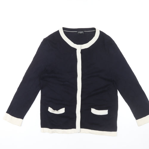 Hobbs Women's Black Cardigan Size 12, Silk Blend