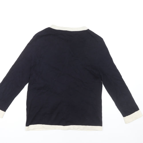 Hobbs Women's Black Cardigan Size 12, Silk Blend