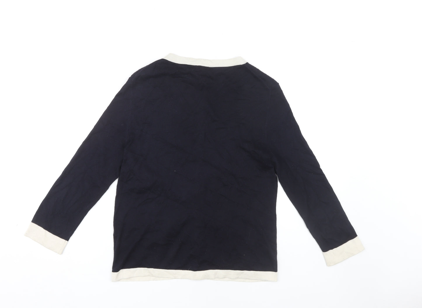Hobbs Women's Black Cardigan Size 12, Silk Blend