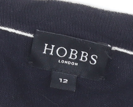 Hobbs Women's Black Cardigan Size 12, Silk Blend