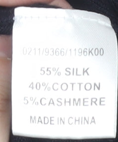 Hobbs Women's Black Cardigan Size 12, Silk Blend