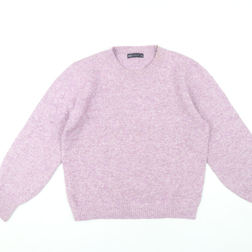 Marks and Spencer Women's Purple M Knit Jumper