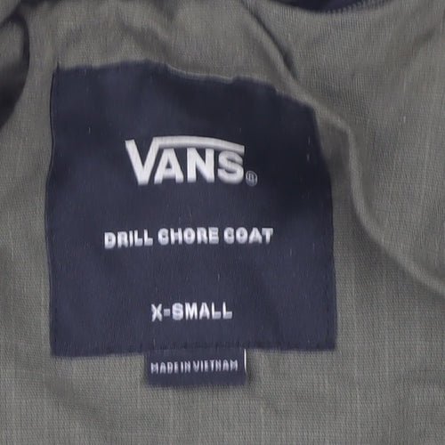 Vans Men's Green XS Military Jacket