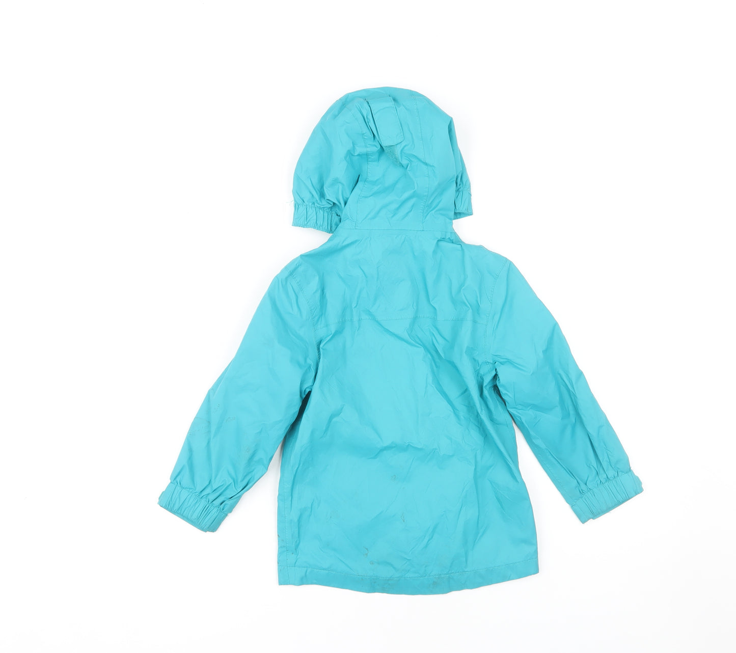 Mountain Warehouse Girls Blue Rain Coat 3-4 Yrs Waterproof
