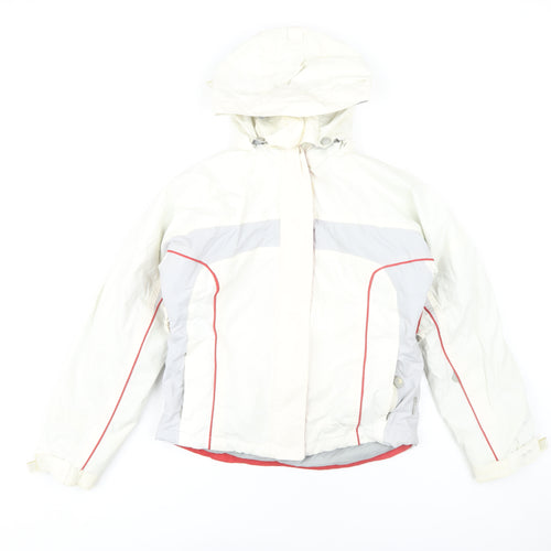 Trespass Boys White Ski Jacket Winter Coat 11-12 Years