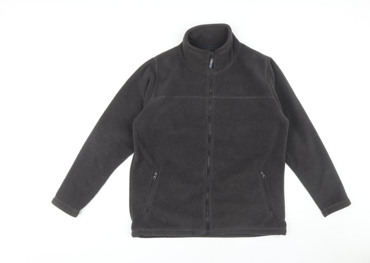 James Pringle Men's Black Fleece Jacket Size S