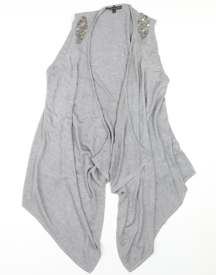 Marks and Spencer Grey Women's Cape Jumper Small