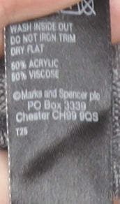 Marks and Spencer Grey Women's Cape Jumper Small