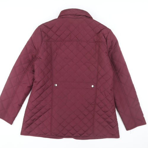 Julipa Women's Red Quilted Jacket Size 12