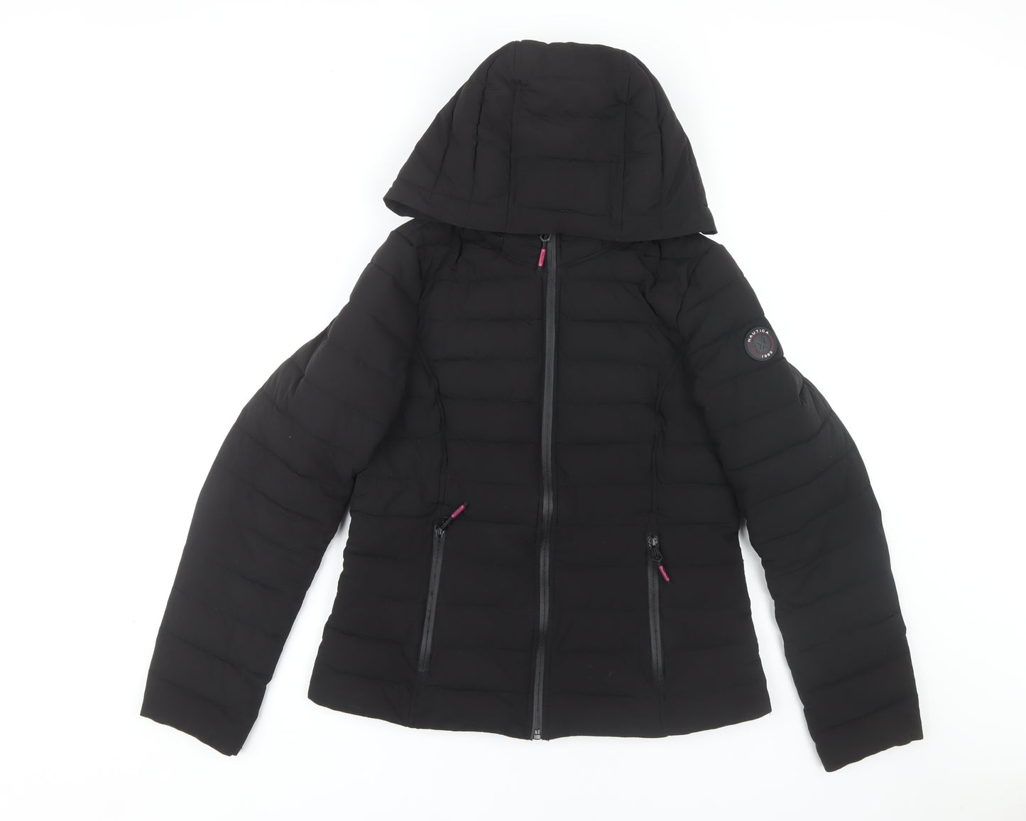 Nautica Women's Black Puffer Jacket Size S