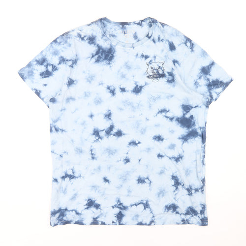 Saltrock Men's Multicoloured Beach T-Shirt L Cotton
