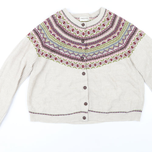 Marks and Spencer Women's Beige Cardigan Size 14