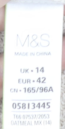 Marks and Spencer Women's Beige Cardigan Size 14