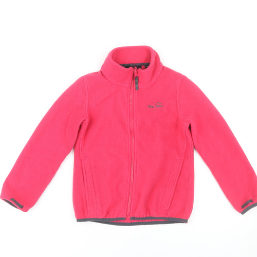 Peter Storm Girls Pink Fleece Jacket 7-8 Years