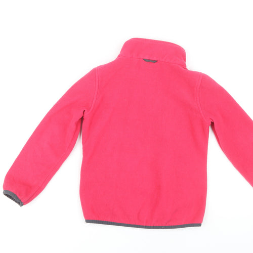 Peter Storm Girls Pink Fleece Jacket 7-8 Years