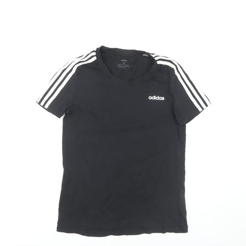 Adidas Unisex Black Regular Fit T-Shirt M