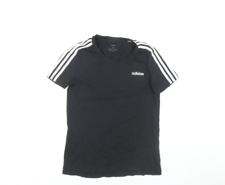 Adidas Unisex Black Regular Fit T-Shirt M