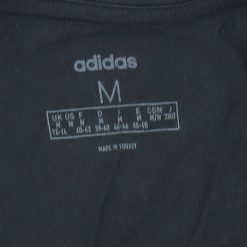 Adidas Unisex Black Regular Fit T-Shirt M