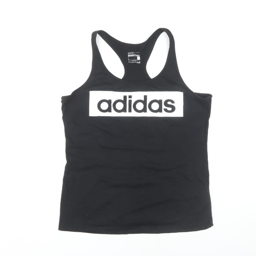 Adidas Women's Black Tank Top Size L - Gym & Training