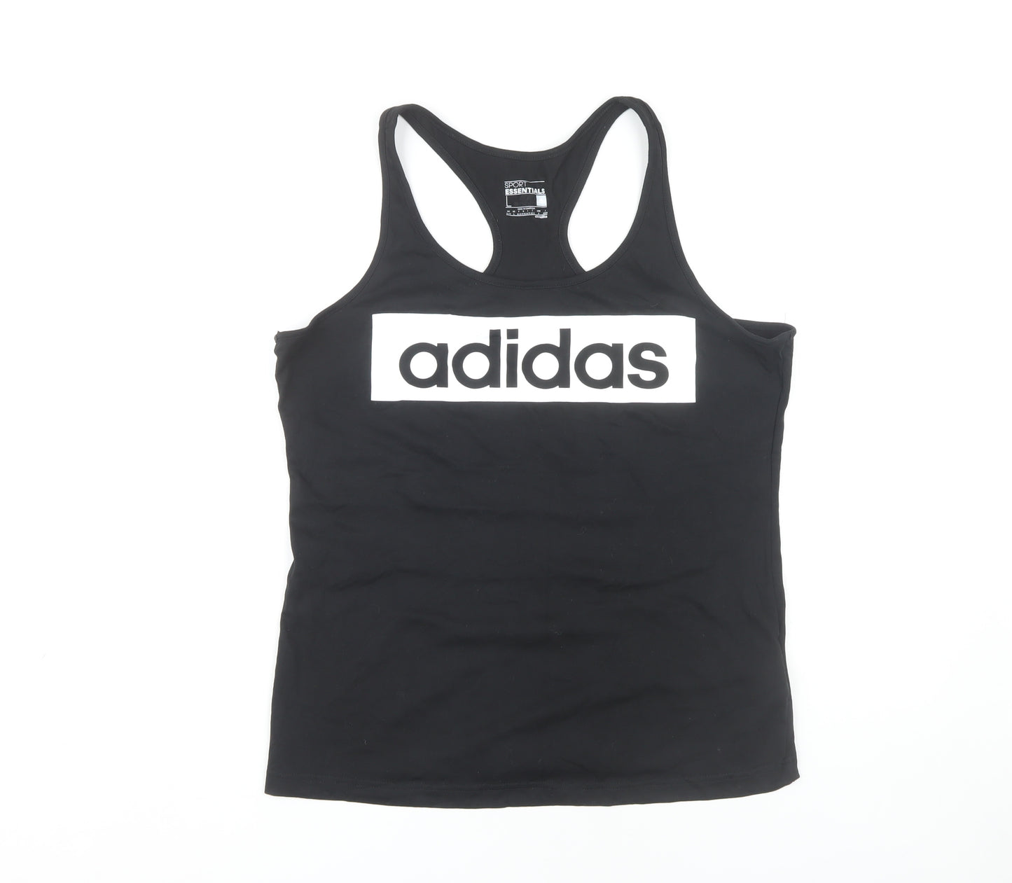 Adidas Women's Black Tank Top Size L - Gym & Training