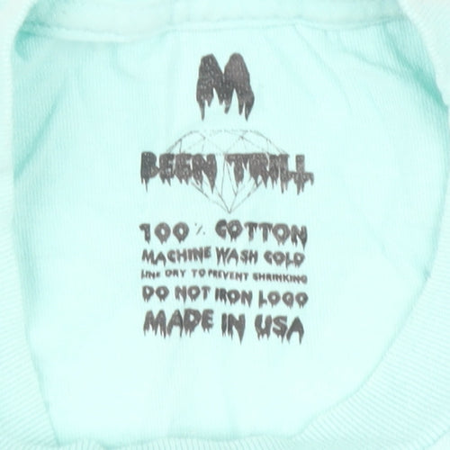 Been Trill Men’s Blue Graphic Short Sleeve T-Shirt M