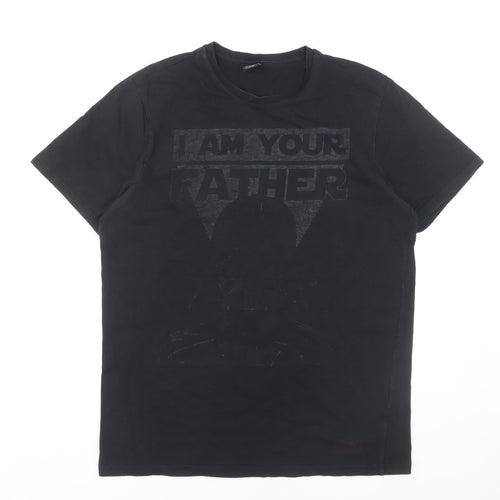 Star Wars Black Darth Vader T-Shirt for Men - M, Cotton