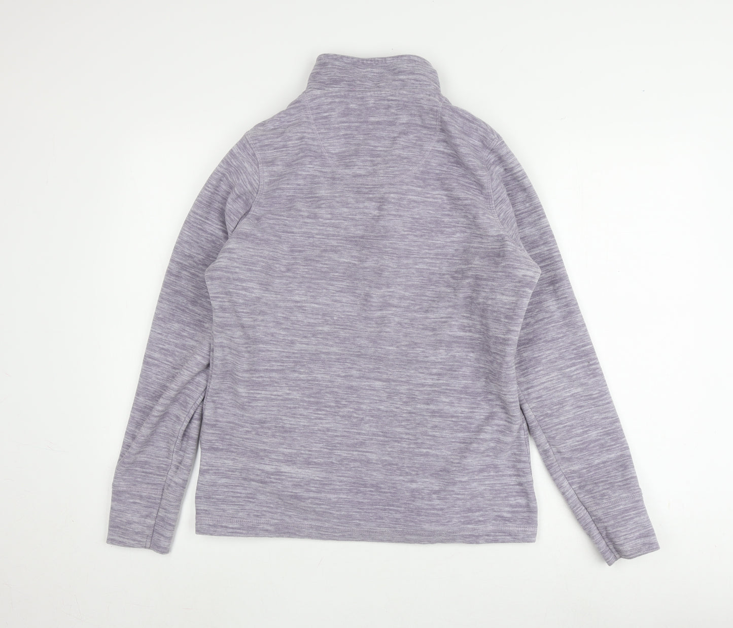 Weird Fish Women's Purple High Neck Pullover Sweatshirt