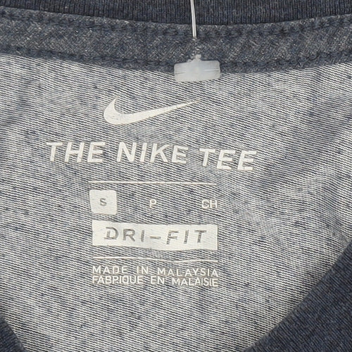 Nike Unisex Blue S Dri-FIT T-Shirt for Gym & Running