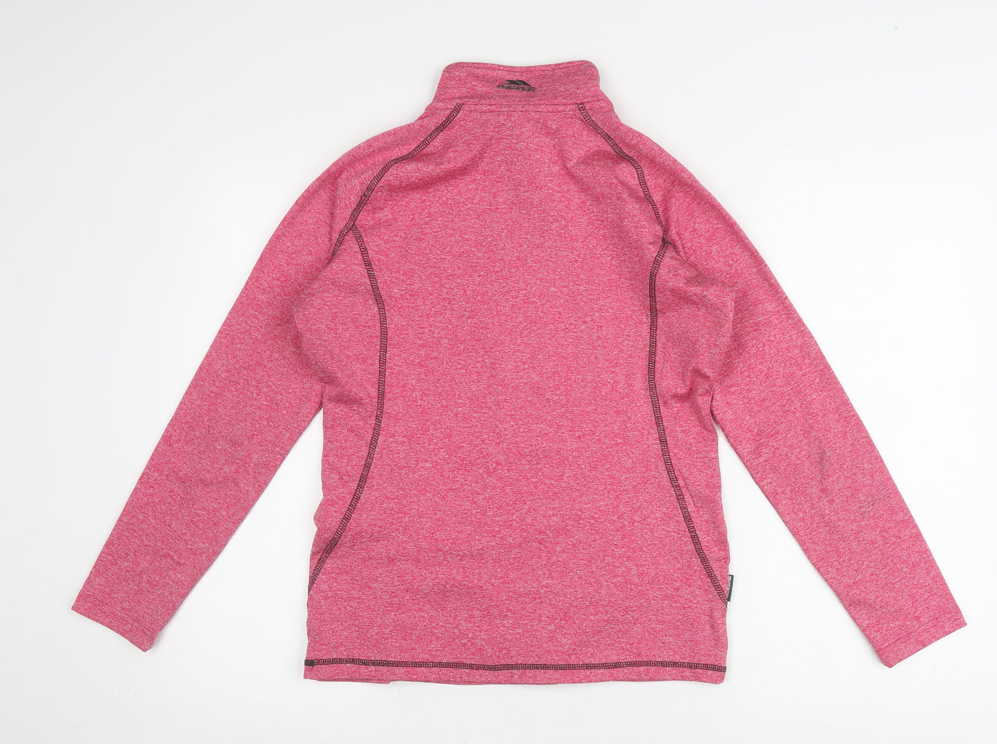 Trespass Pink Women's XS Activewear Top, 1/4 Zip, Stylish Pullover