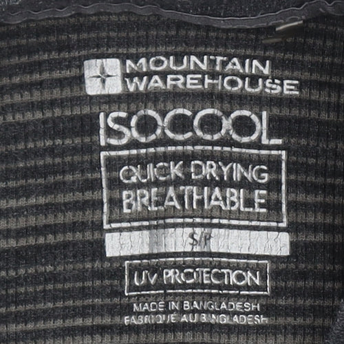 Mountain Warehouse Men's Grey Striped Long Sleeve Shirt