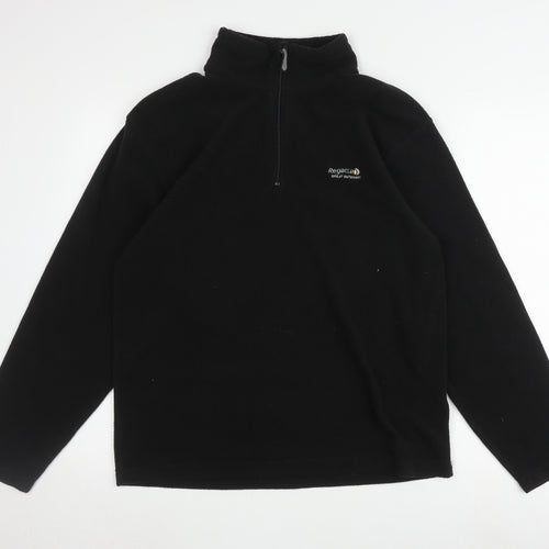 Regatta Men's Black Fleece 1/2 Zip Sweatshirt Size M