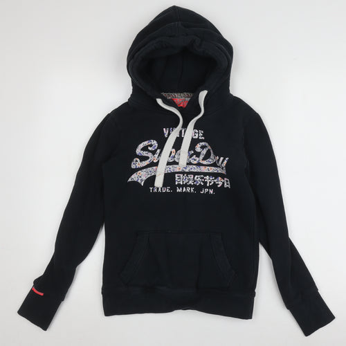 Superdry Women's XS Black Pullover Hoodie