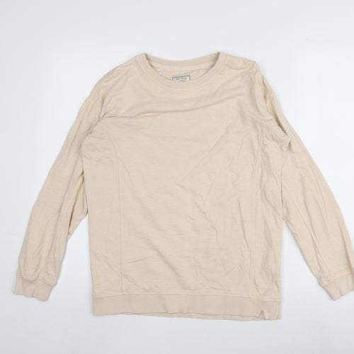 Fat Face Men's Beige Small Pullover Sweatshirt