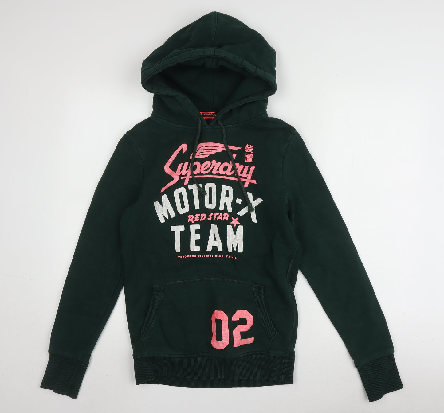 Superdry Women's Green Pullover Hoodie Size M