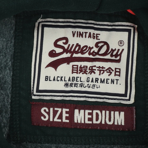 Superdry Women's Green Pullover Hoodie Size M