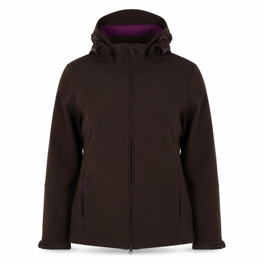 Alpine Women's Brown Hooded Jacket Size 10